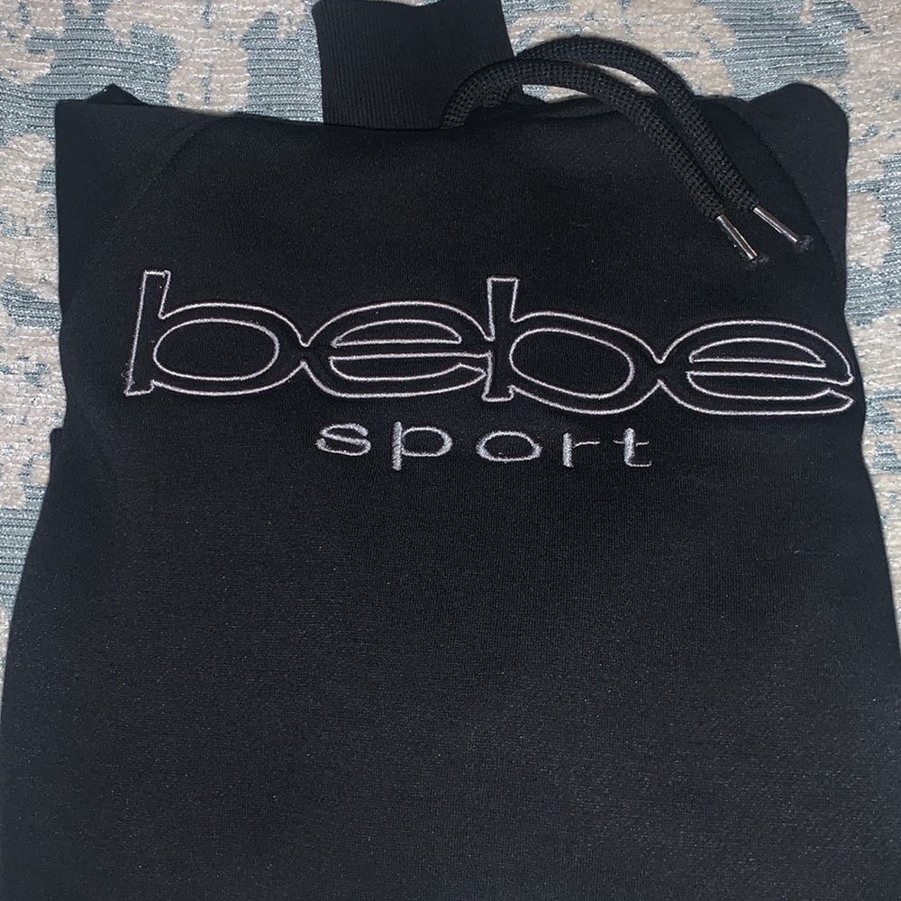 Bebe Sport Black Sweatshirt Womens Small